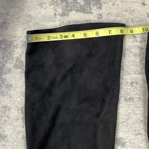 NIB Tamara Mellon Helmut Over The Knee Stretch Suede Boots Thigh Black 39.5 - Picture 12 of 15